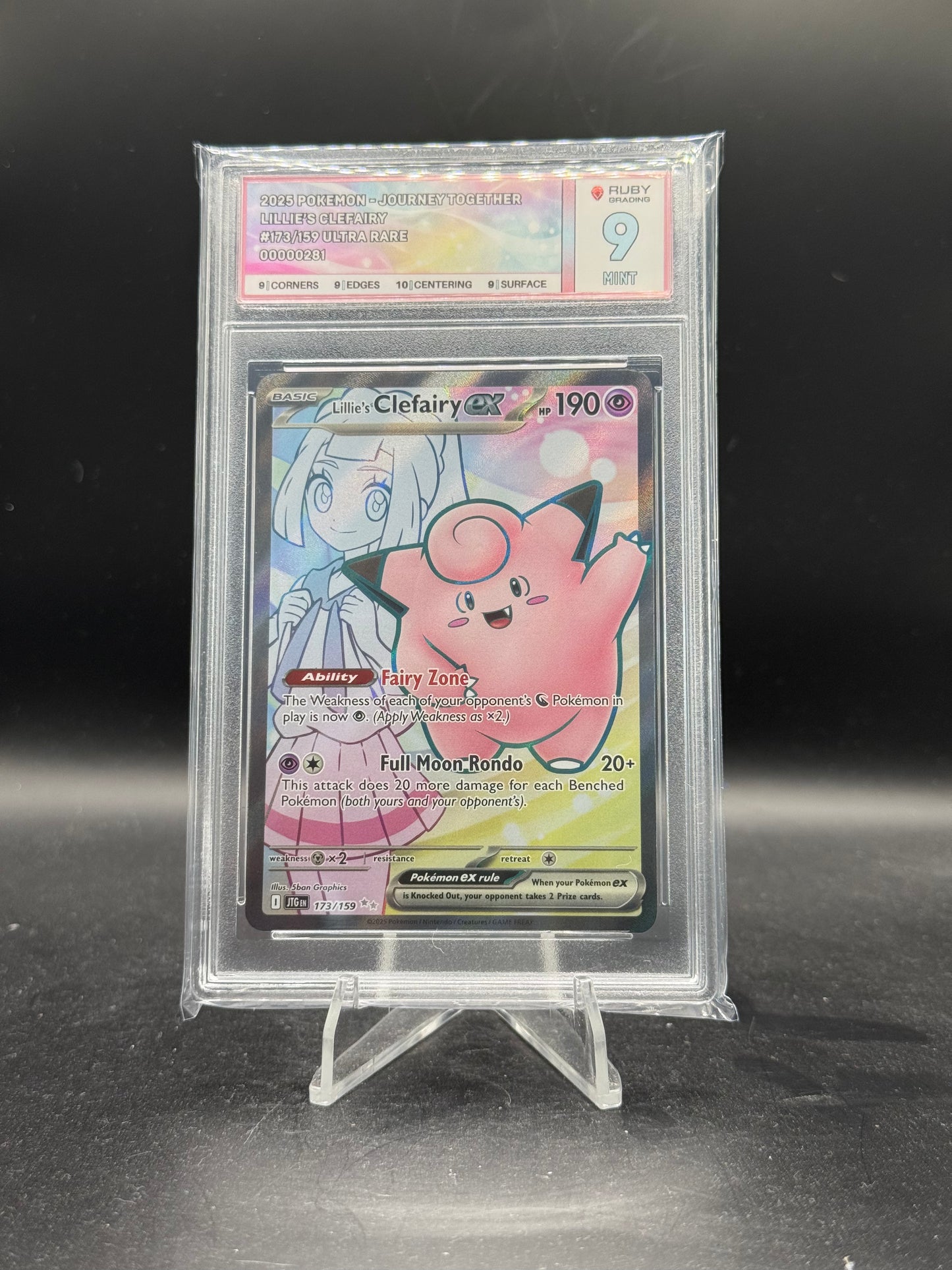 Lillie's Clefairy ex 173 Ruby 9