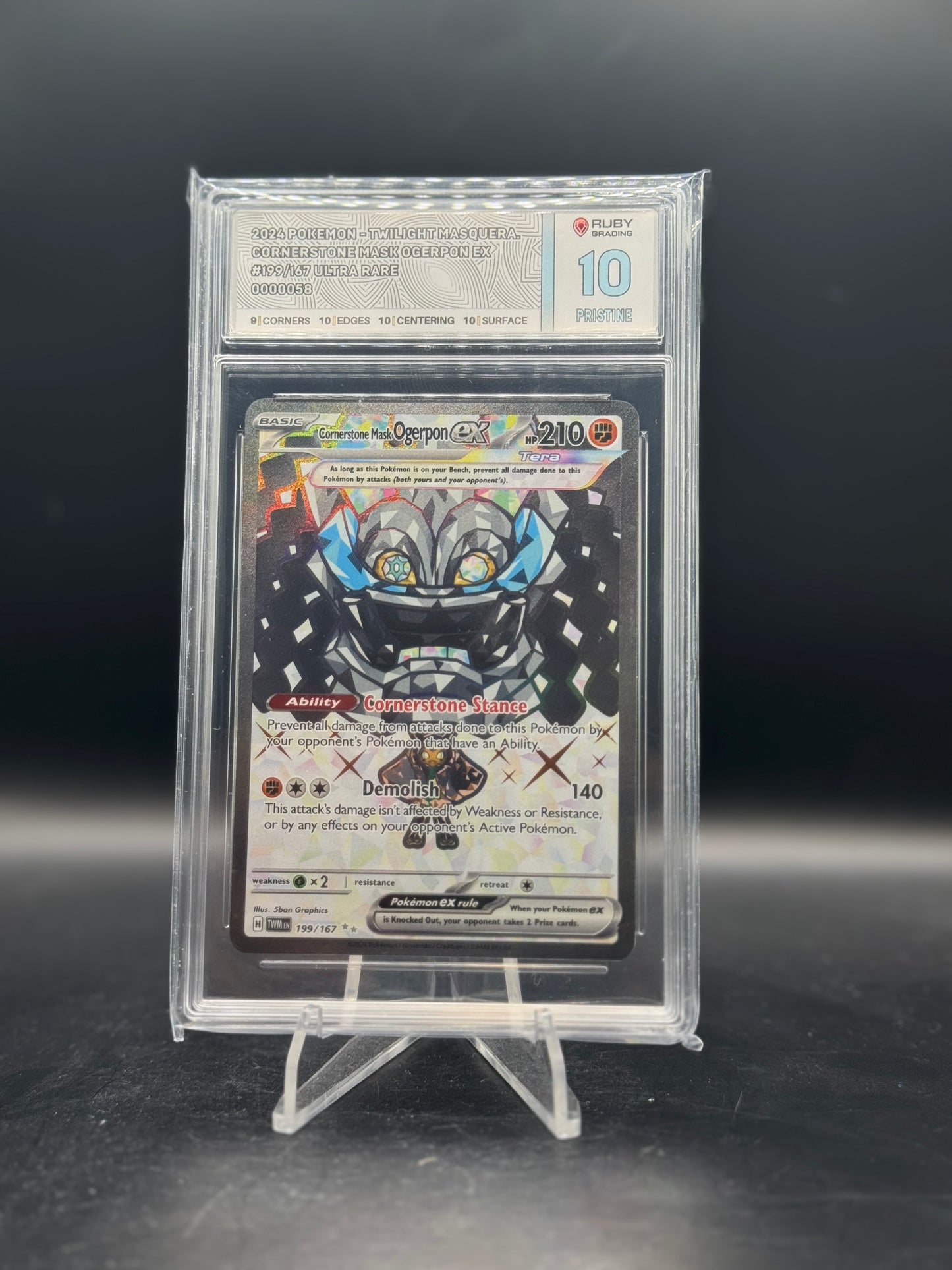 Cornerstone Mask Ogerpon ex 199 Ruby 10