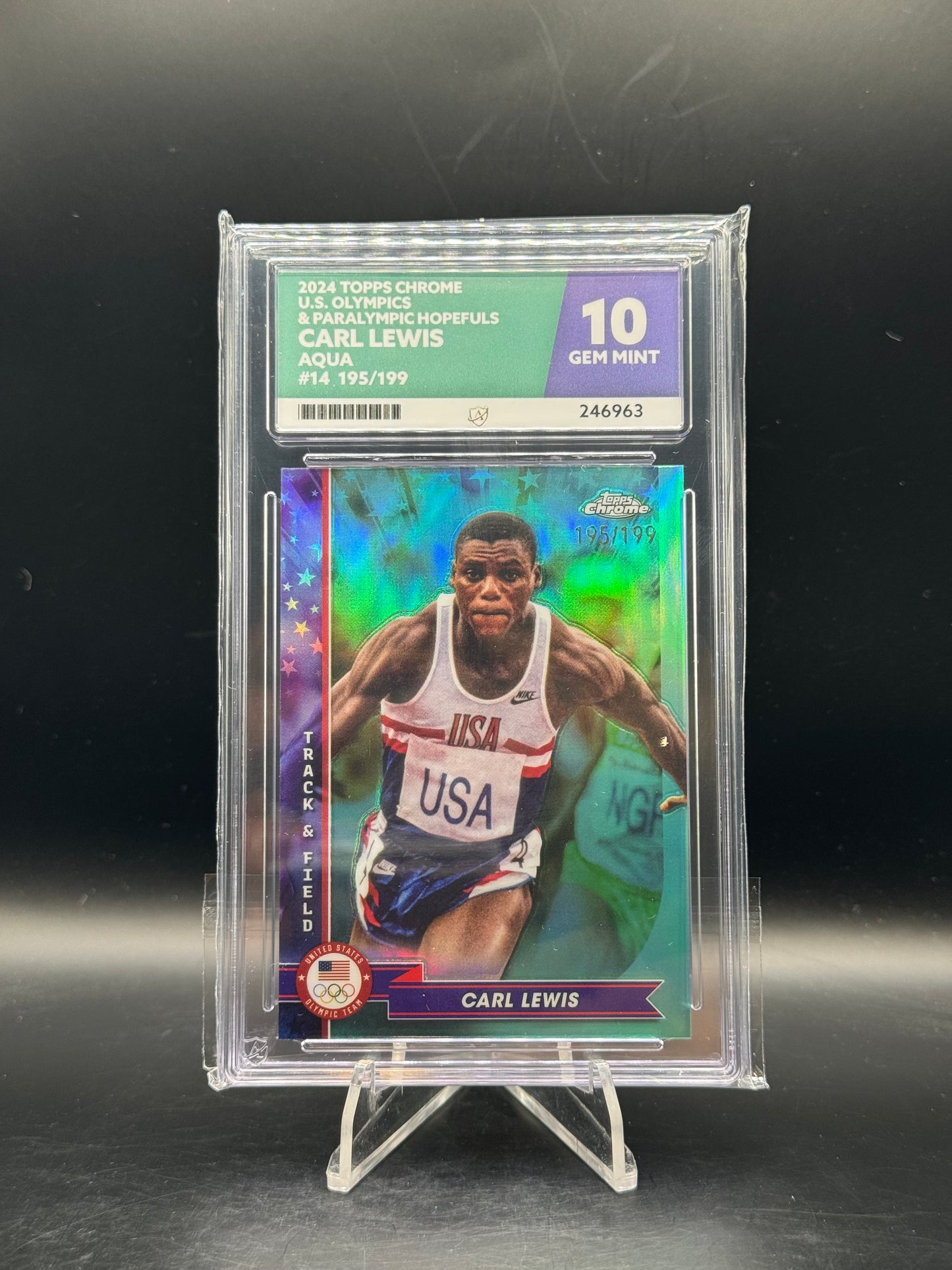 Carl Lewis Aqua 195 of 199 ACE 10