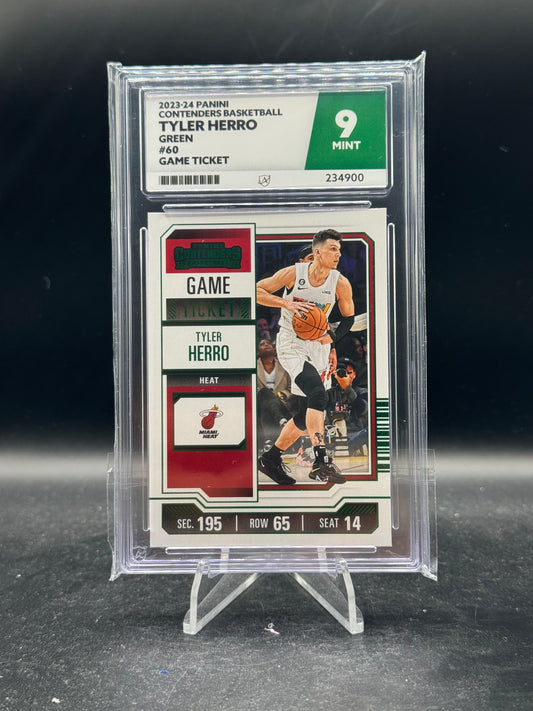 Tyler Herro Green Game Ticket 60 ACE 9